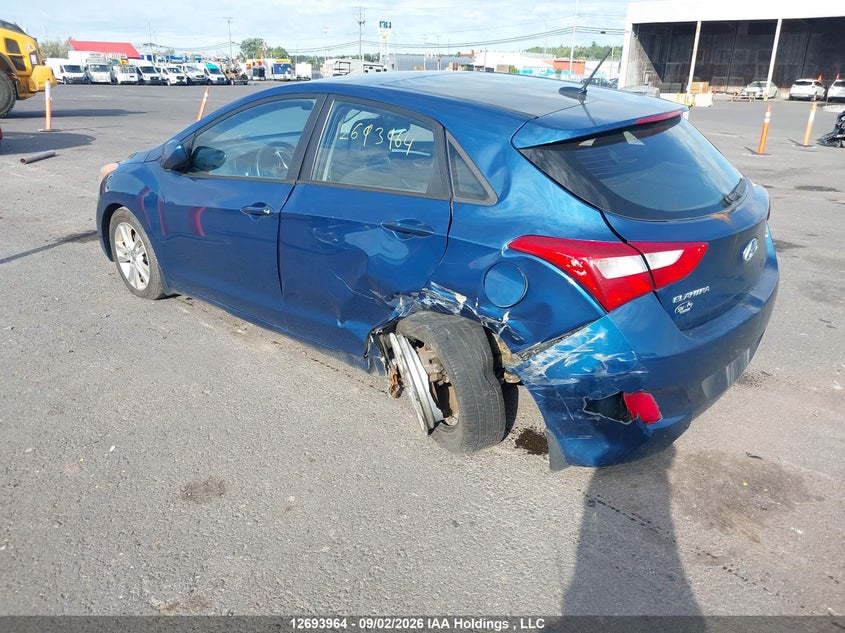 Vin: kmhd35lhxeu205893, lot: 3106955, hyundai elantra gt gls 20143