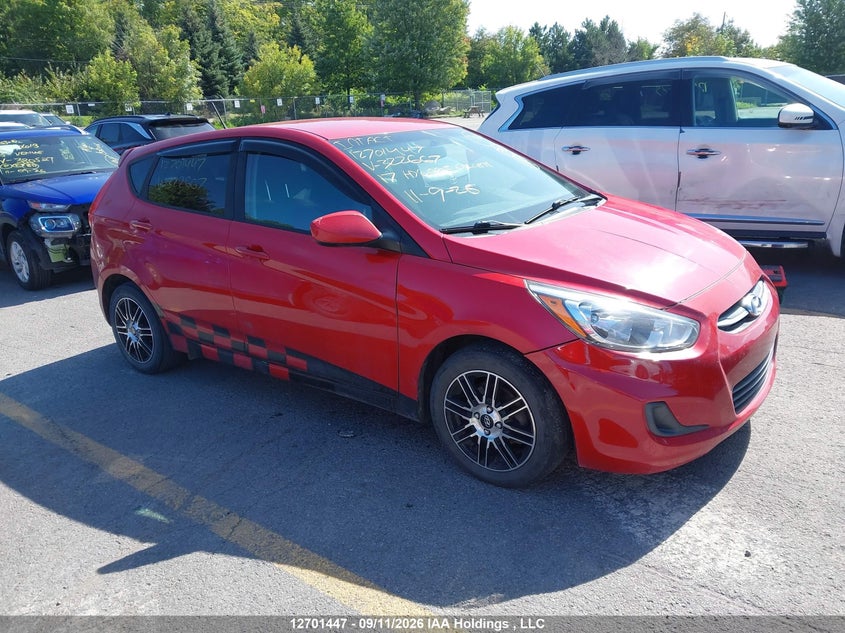 2017 Hyundai Accent Gl, Левый зад, IAAI, VIN KMHCT5AE4HU322667