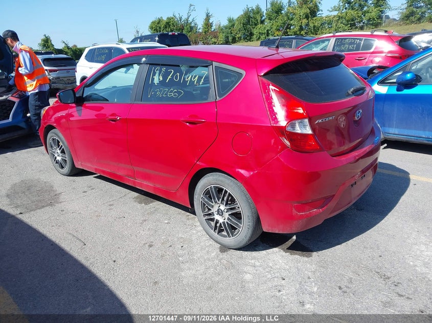 Vin: kmhct5ae4hu322667, lot: 3106969, hyundai accent gl 20173