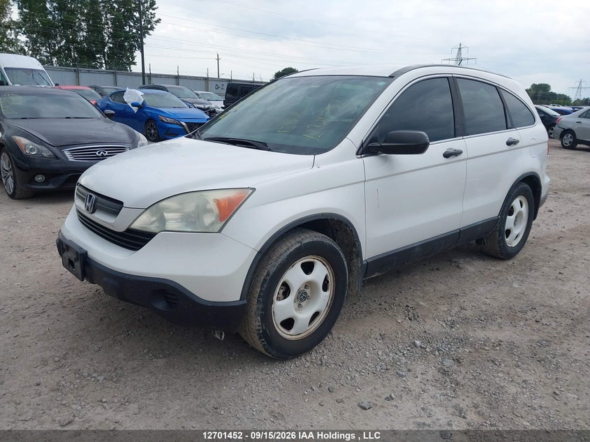 2009 Honda Cr-V Lx, Rear, IAAI, VIN 5J6RE48309L810023 — photo 2