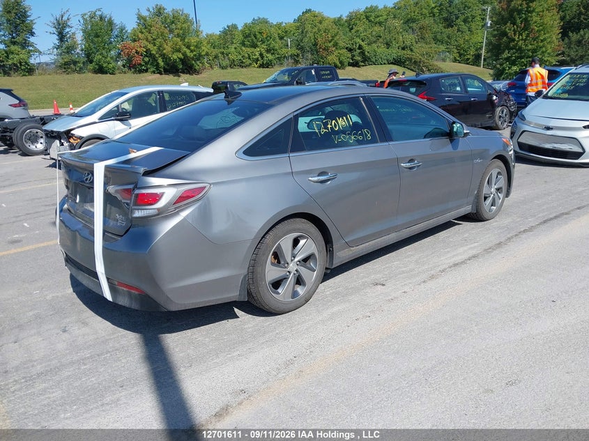 Vin: kmhe34l1xha056618, lot: 3107135, hyundai sonata hybrid limited 20174