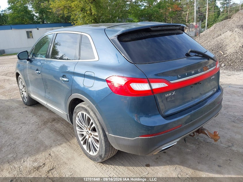 Vin: 2lmtj8lr2gbl26541, lot: 3107172, lincoln mkx reserve 20163