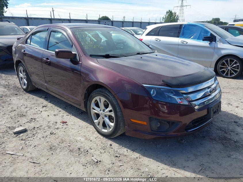 2012 Ford Fusion Se, Rear, IAAI, VIN 3FAHP0HA7CR279128