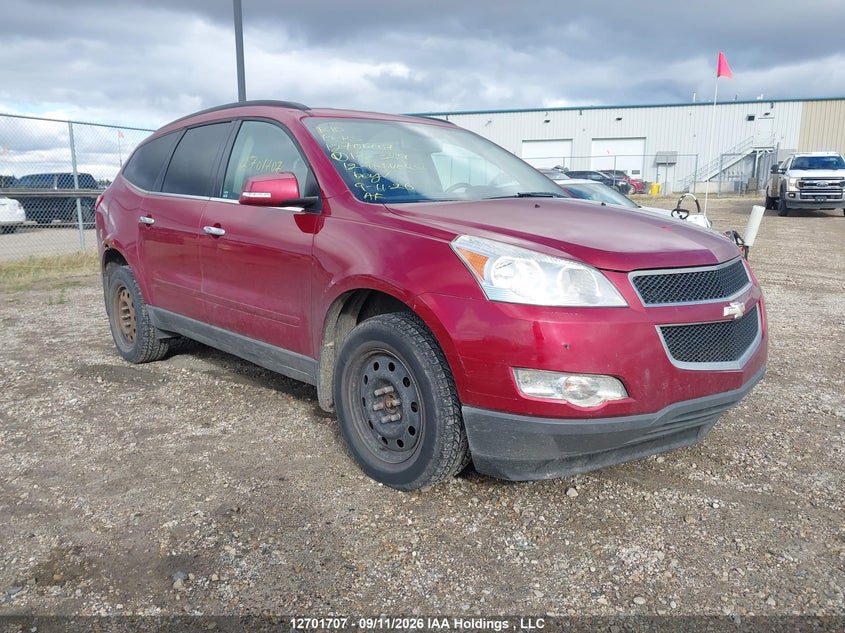 2012 Chevrolet Traverse Lt, Удар сзади, IAAI, VIN 1GNKVJED4CJ172324