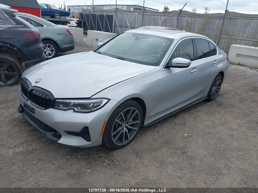 Vin: wba5r7c51kfh22248, lot: 3107254, bmw 330xi 20192