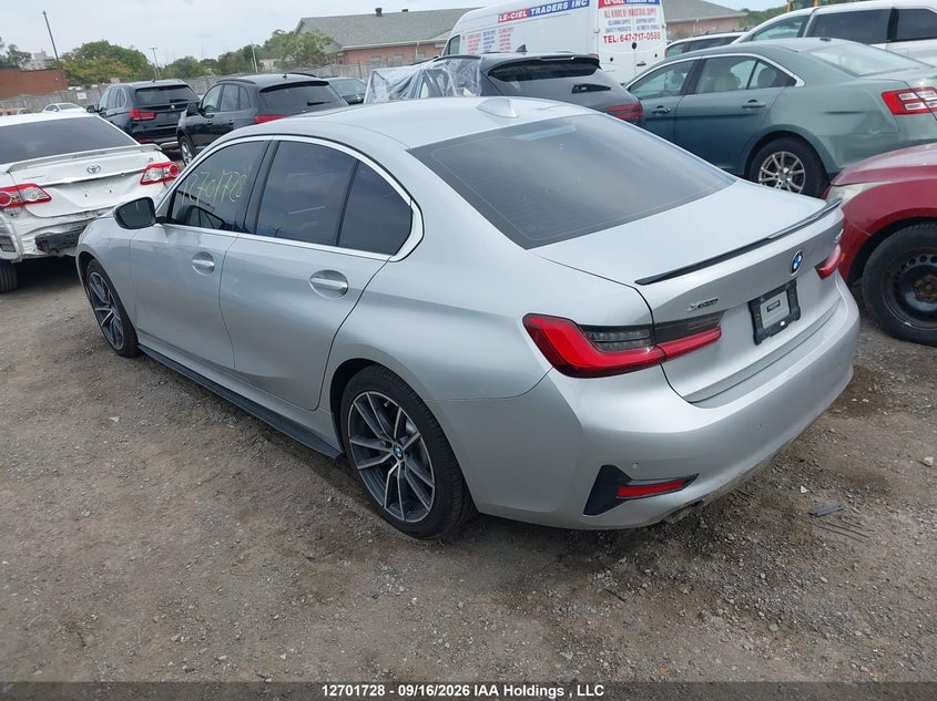 Vin: wba5r7c51kfh22248, lot: 3107254, bmw 330xi 20193