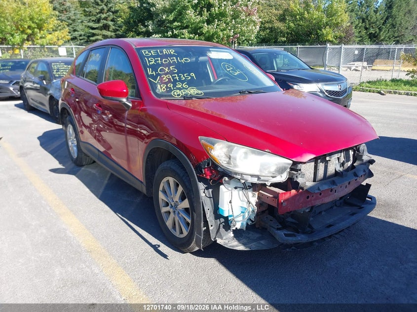2014 Mazda Cx-5, Удар спереди, IAAI, VIN JM3KE2CY2E0397359