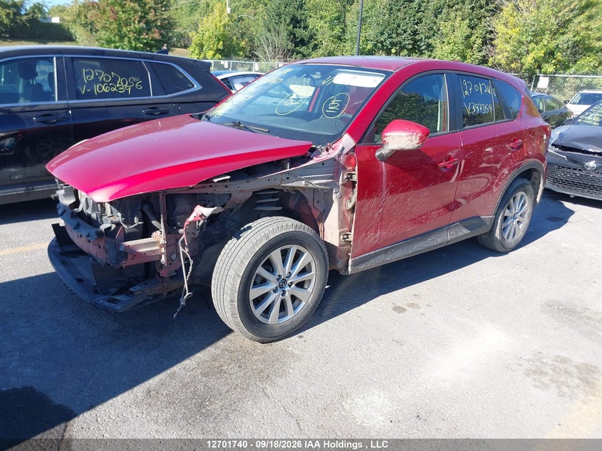 2014 Mazda CX-5, Front, IAAI, VIN JM3KE2CY2E0397359 — photo 2