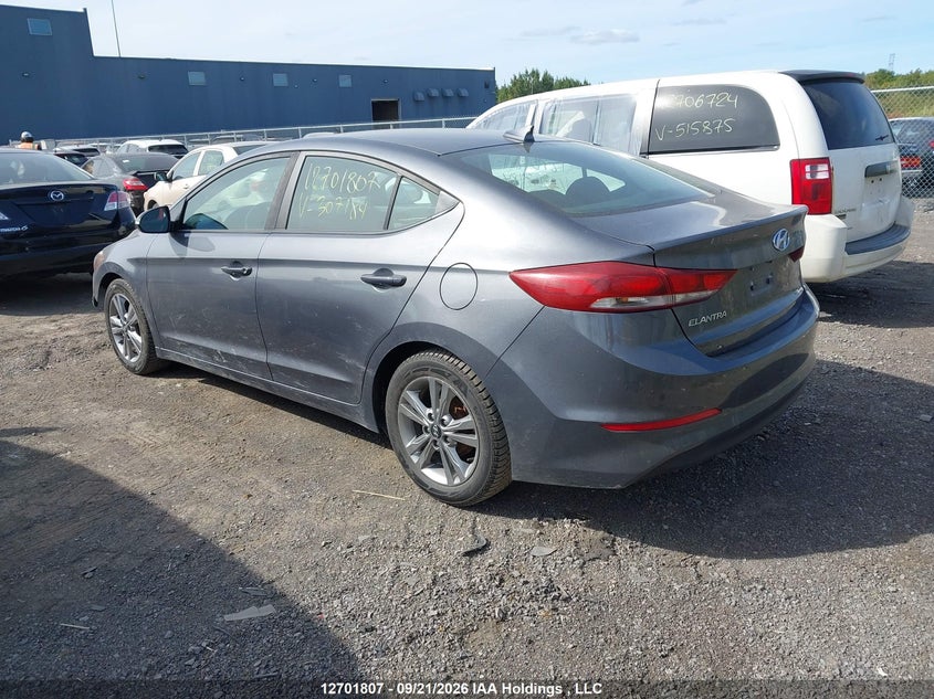 Vin: kmhd84lf0hu307184, lot: 3107334, hyundai elantra se/value/limited 20173