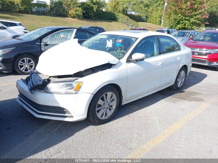 2016 Volkswagen Jetta, Удар спереду, IAAI, VIN 3VW267AJ8GM260075 — фото 2
