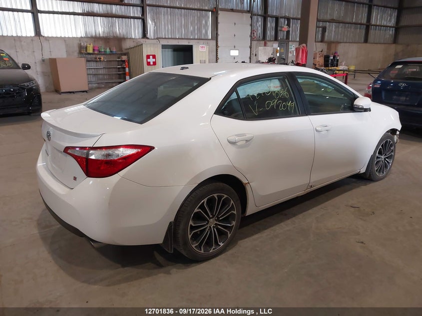 Vin: 2t1burhe6ec092049, lot: 3107364, toyota corolla 20144