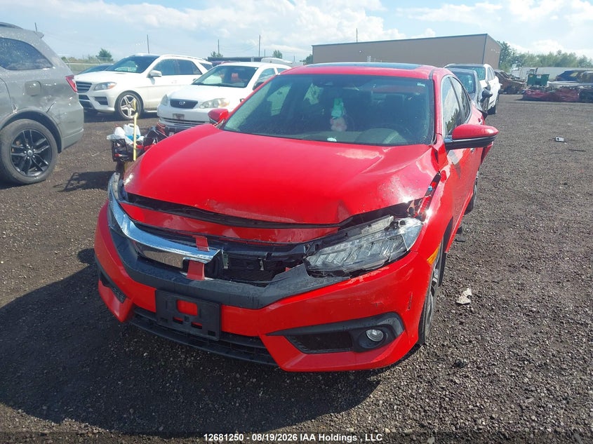 Vin: 2hgfc1f95jh104009, lot: 3107453, honda civic touring 20182
