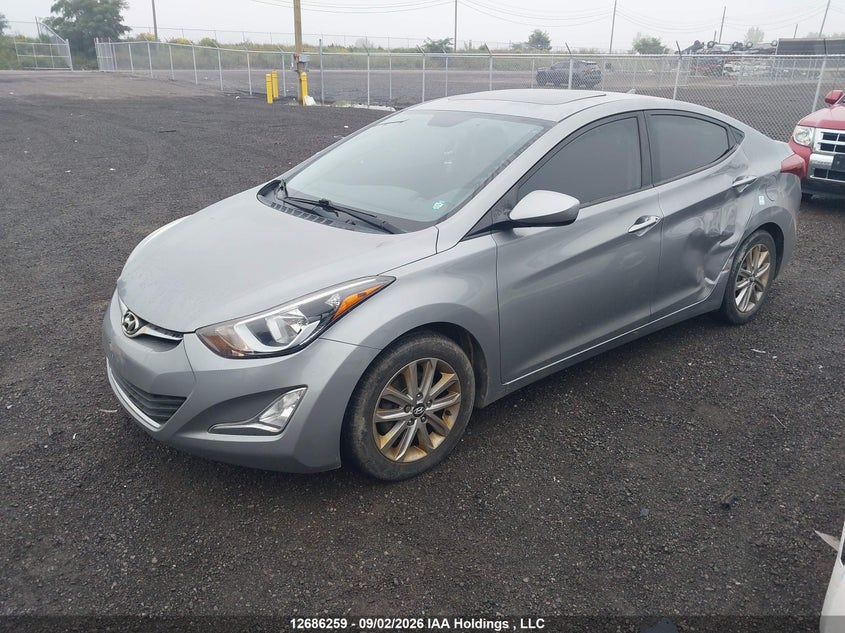 Vin: kmhdh4aexfu439232, lot: 3107456, hyundai elantra sport appearance 20152