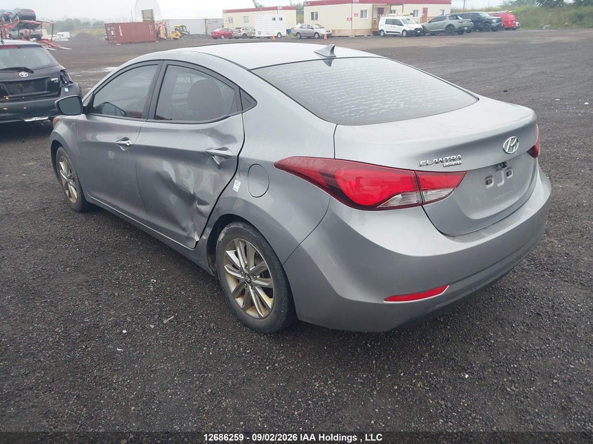 Vin: kmhdh4aexfu439232, lot: 3107456, hyundai elantra sport appearance 20153
