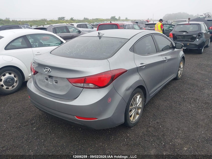 Vin: kmhdh4aexfu439232, lot: 3107456, hyundai elantra sport appearance 20154