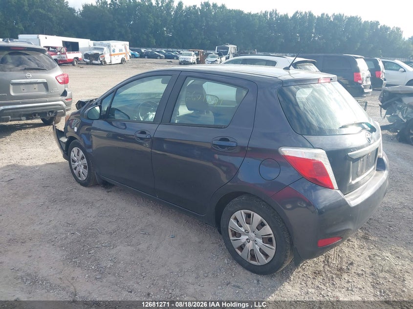 Vin: vnkktud3xea013083, lot: 3107468, toyota yaris le 20143