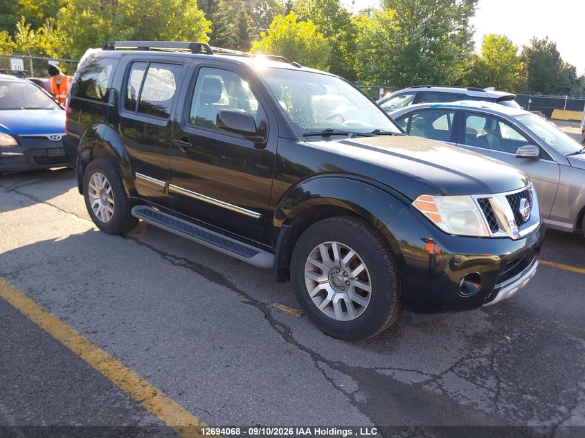 2011 Nissan Pathfinder Silver/Sv, Удар спереди, IAAI, VIN 5N1AR1NB7BC625759
