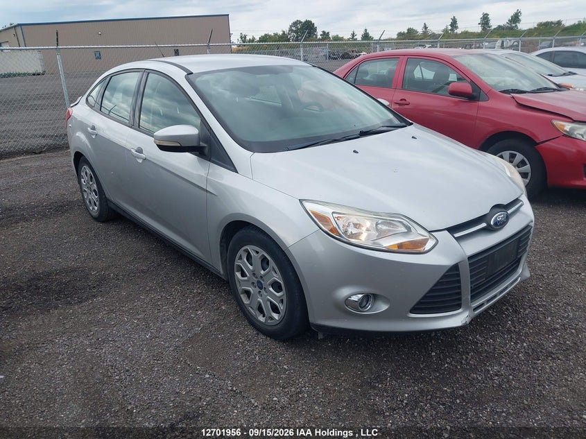 2012 Ford Focus, Rear, IAAI, VIN 1FAHP3F28CL401720