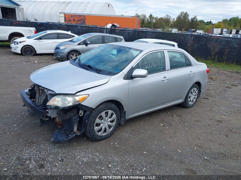 2011 Toyota Corolla Ce, Front, IAAI, VIN 2T1BU4EE0BC628125 — photo 2