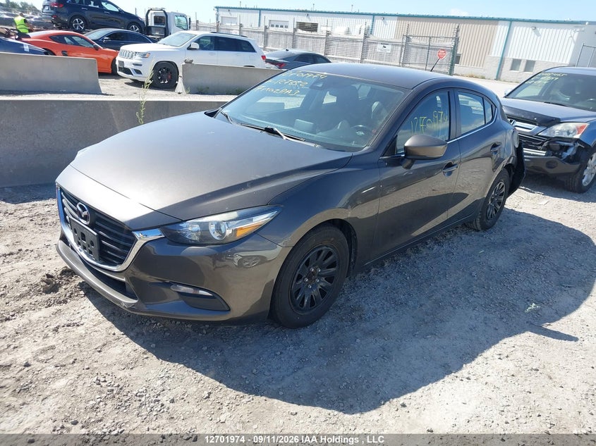 Vin: jm1bn1l79h1127652, lot: 3107554, mazda mazda3 20172