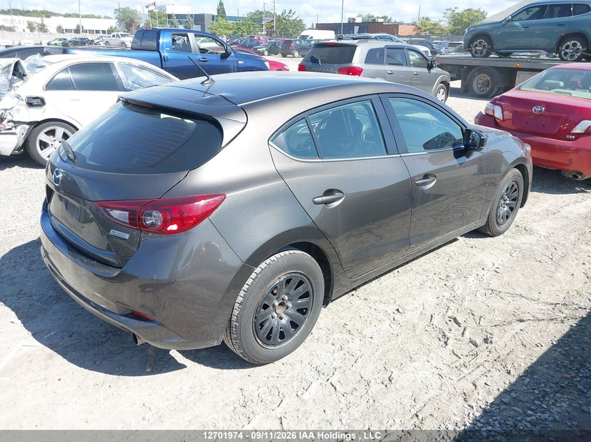 Vin: jm1bn1l79h1127652, lot: 3107554, mazda mazda3 20174