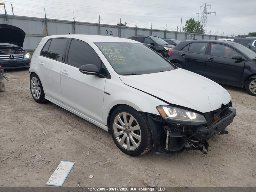 Vin: wvwlf7au7gw150622, lot: 3107589, volkswagen golf r 2.0 tsi 2016 img_1