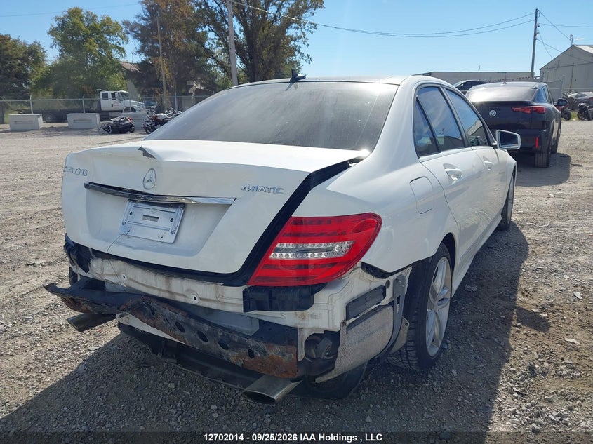 Vin: wddgf8ab2ea958768, lot: 3107594, mercedes-benz c 300 20144