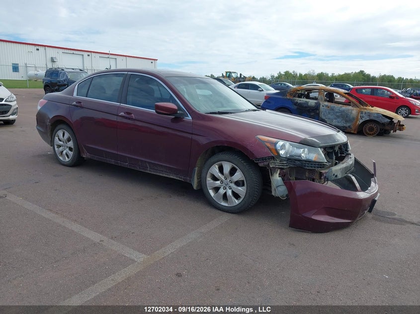 2008 Honda Accord Ex, Front, IAAI, VIN 1HGCP267X8A808162