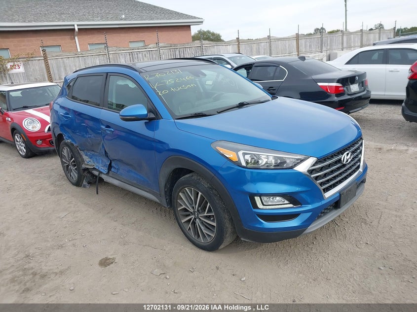 2020 Hyundai Tucson Luxury, Правый бок, IAAI, VIN KM8J3CAL1LU252466
