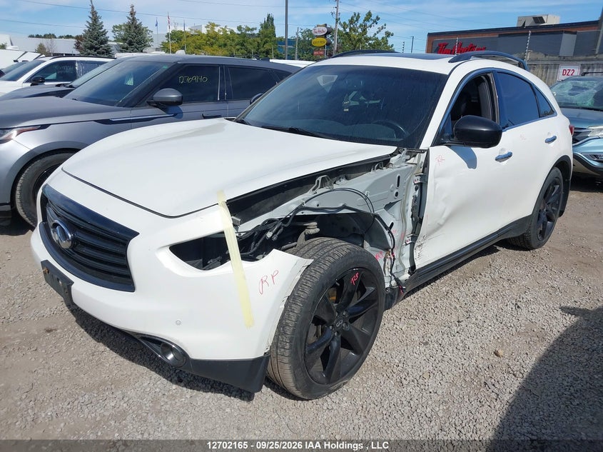 2016 Infiniti Qx70, Левый бок, IAAI, VIN JN8CS1MW0GM751764 — фото 2