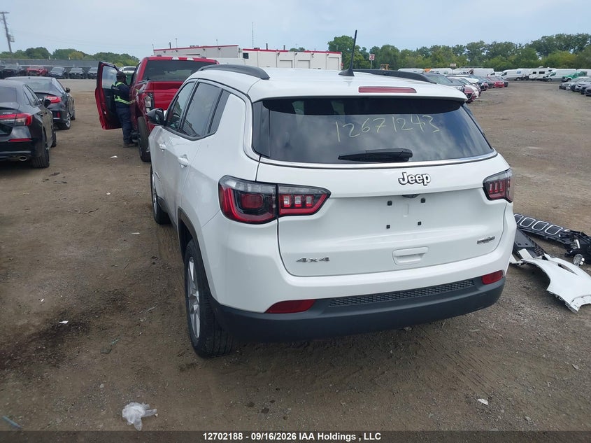 Vin: 3c4njdbb7nt214633, lot: 3107768, jeep compass north 20223