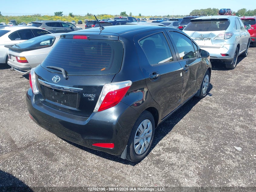 Vin: jtdktud33dd563506, lot: 3107770, toyota yaris le 20134