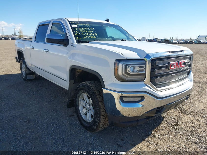 2016 GMC Sierra 1500 Slt, Rear, IAAI, VIN 3GTU2NEC0GG157447