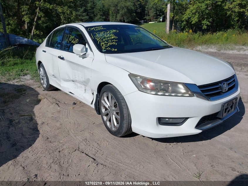 2015 Honda Accord Touring, Правый бок, IAAI, VIN 1HGCR3F99FA801668