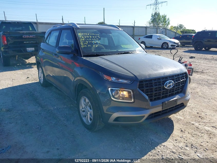 2026 Hyundai Venue Sel, Roof, IAAI, VIN KMHRC8A37TU477412