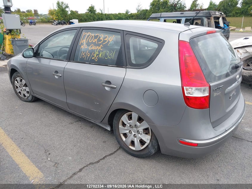 Vin: kmhdb8ae8bu108331, lot: 3107920, hyundai elantra touring gl 20113