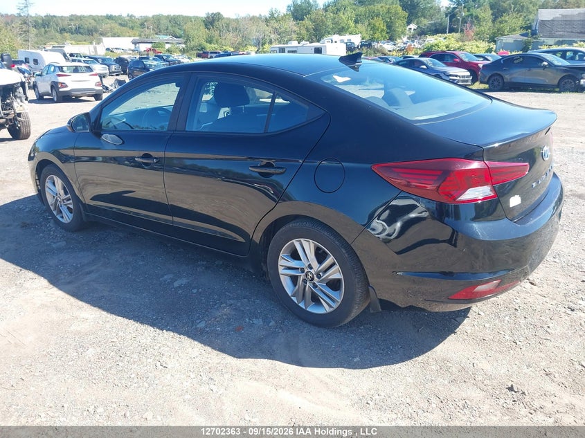 Vin: kmhd84lf7ku750214, lot: 3107950, hyundai elantra preferred 20193