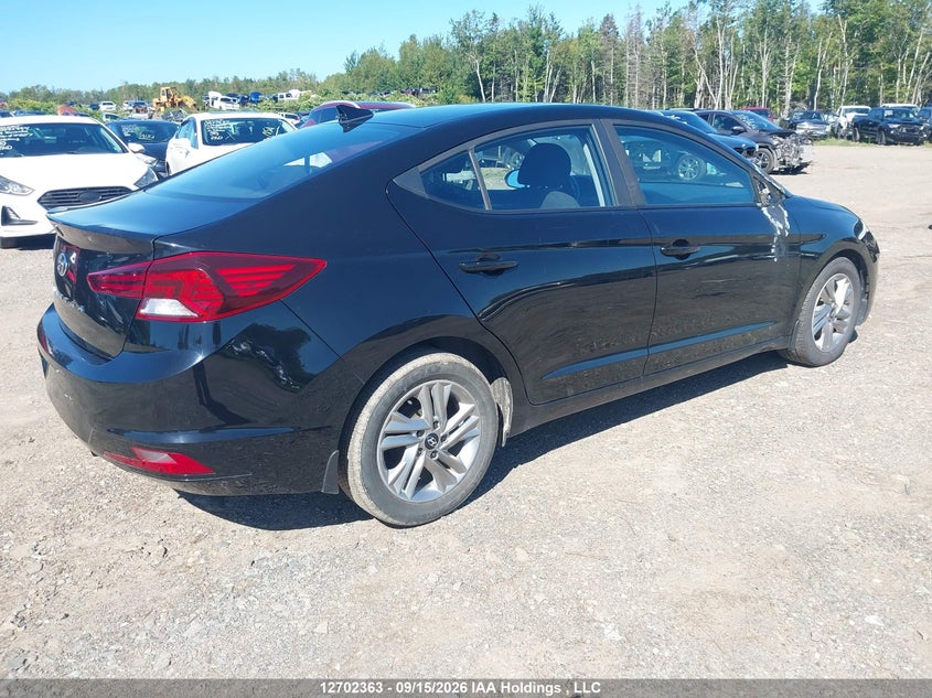 Vin: kmhd84lf7ku750214, lot: 3107950, hyundai elantra preferred 20194