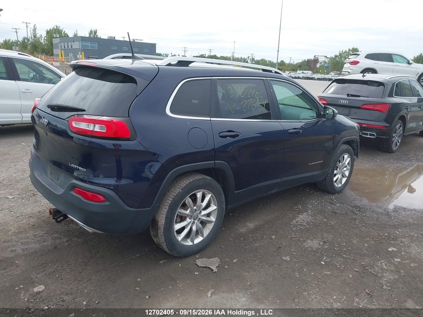Vin: 1c4pjmds4gw276154, lot: 3107993, jeep cherokee limited 20164