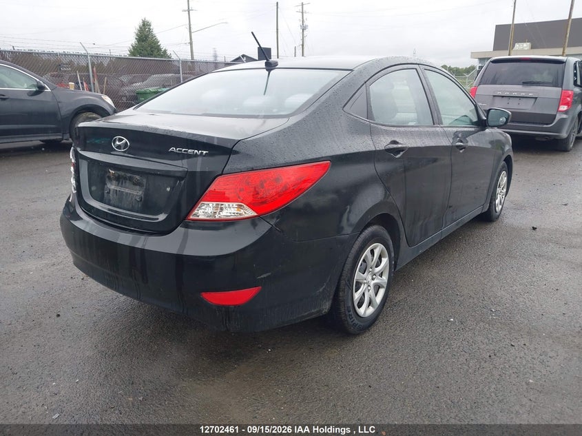 Vin: kmhct4ae7eu771881, lot: 3108050, hyundai accent gls/gs 20144