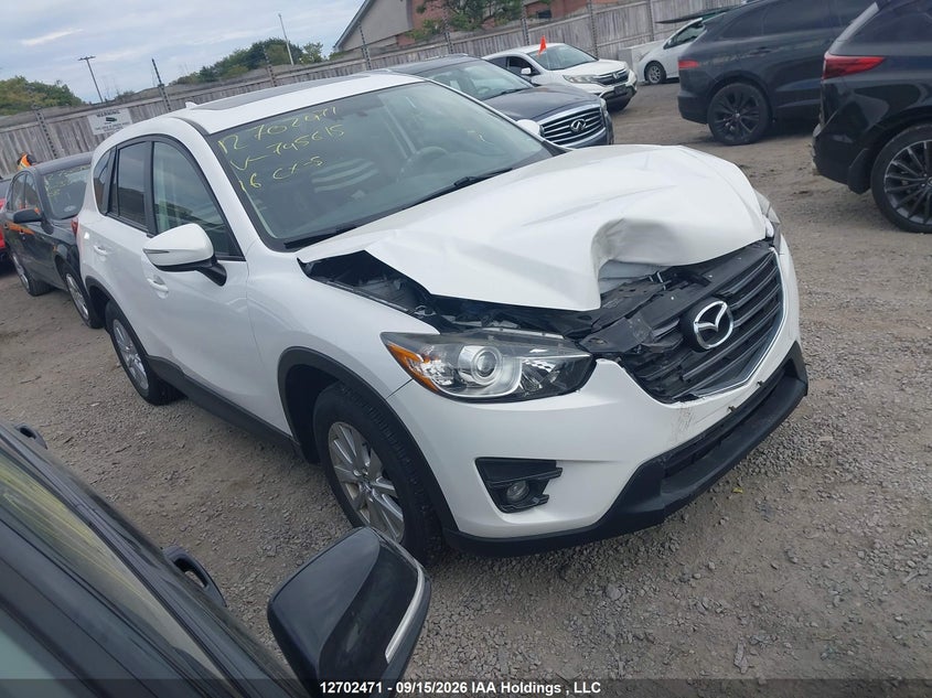 2016 Mazda Cx-5 Touring, Удар спереди, IAAI, VIN JM3KE4CY6G0745615