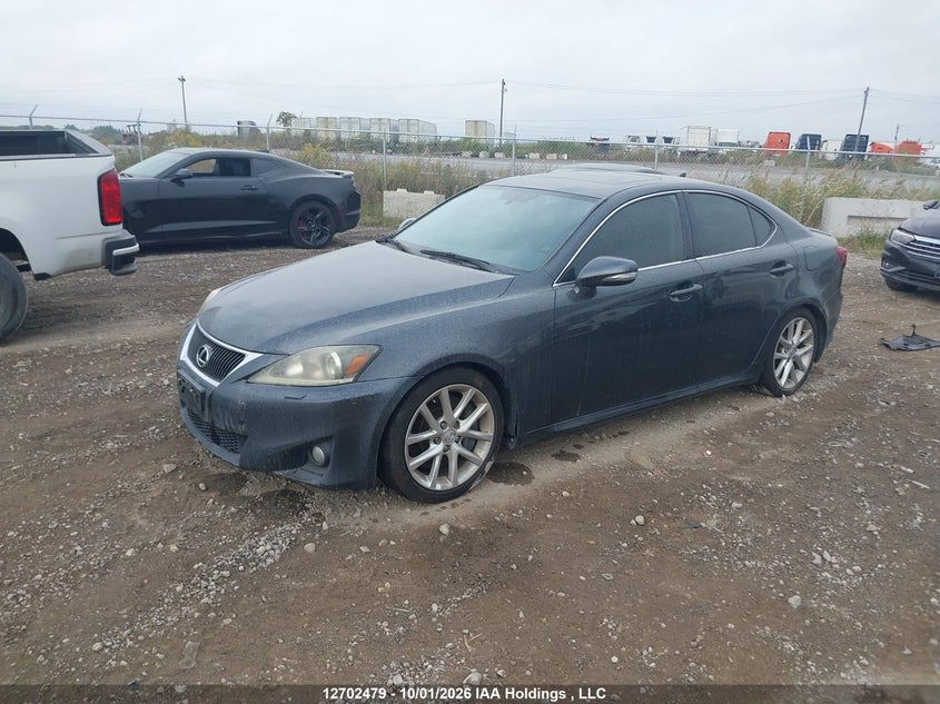 2011 Lexus IS, Затопление, IAAI, VIN JTHCE5C28B5000311 — фото 2