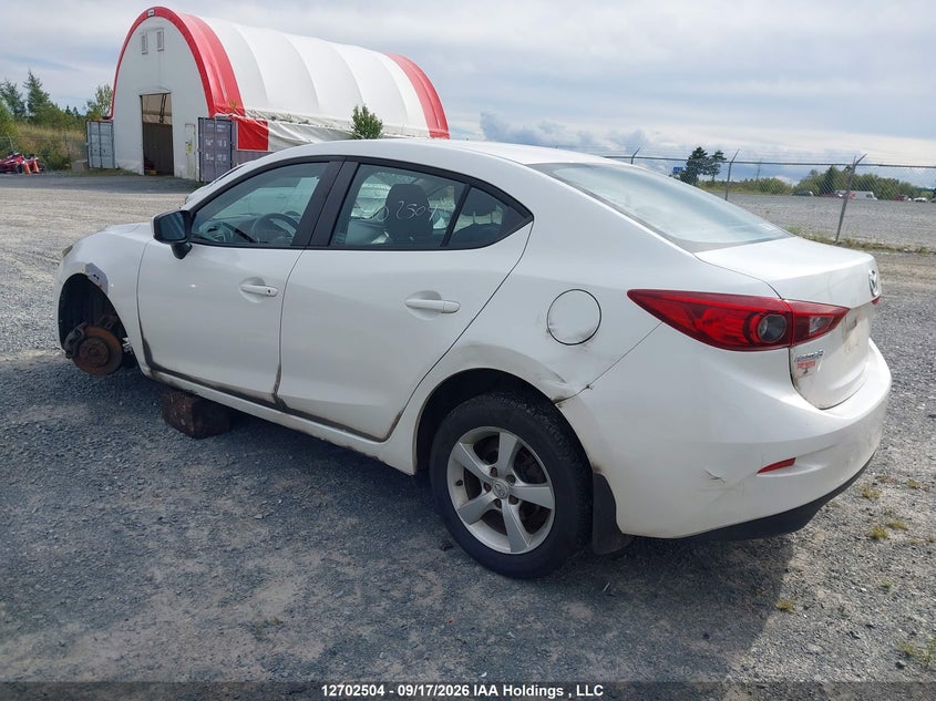 Vin: jm1bm1u78e1110080, lot: 3108093, mazda 3 sport 20143