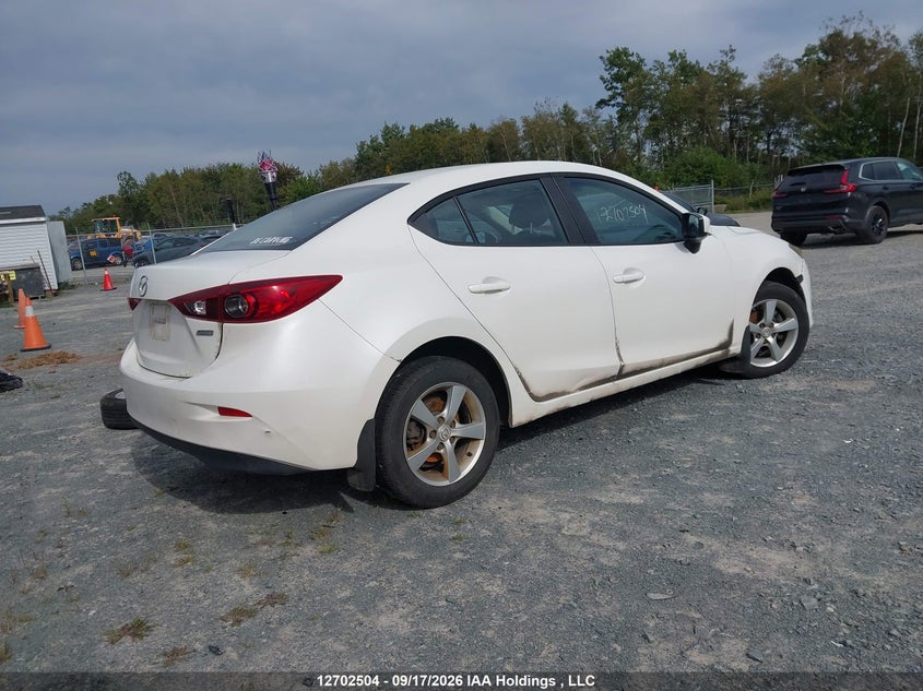 Vin: jm1bm1u78e1110080, lot: 3108093, mazda 3 sport 20144