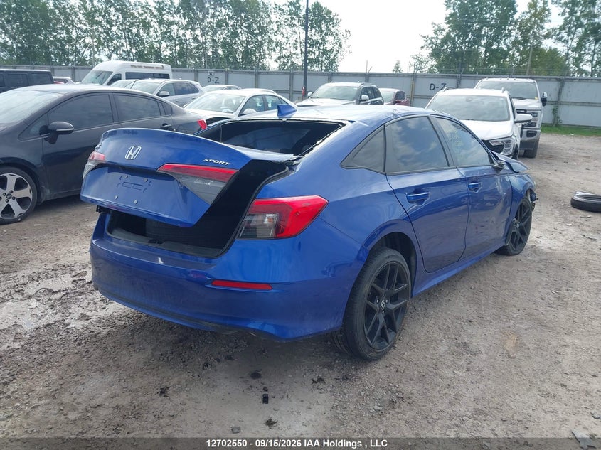 Vin: 2hgfe2f52nh115245, lot: 3108141, honda civic sport 20224