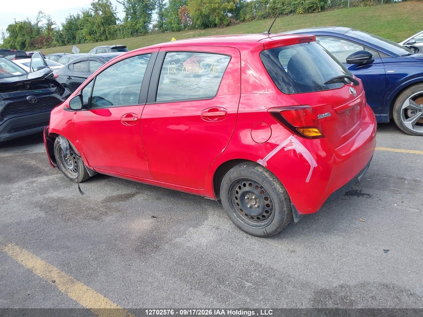 Vin: vnkktud35ga061979, lot: 3108168, toyota yaris le 20163