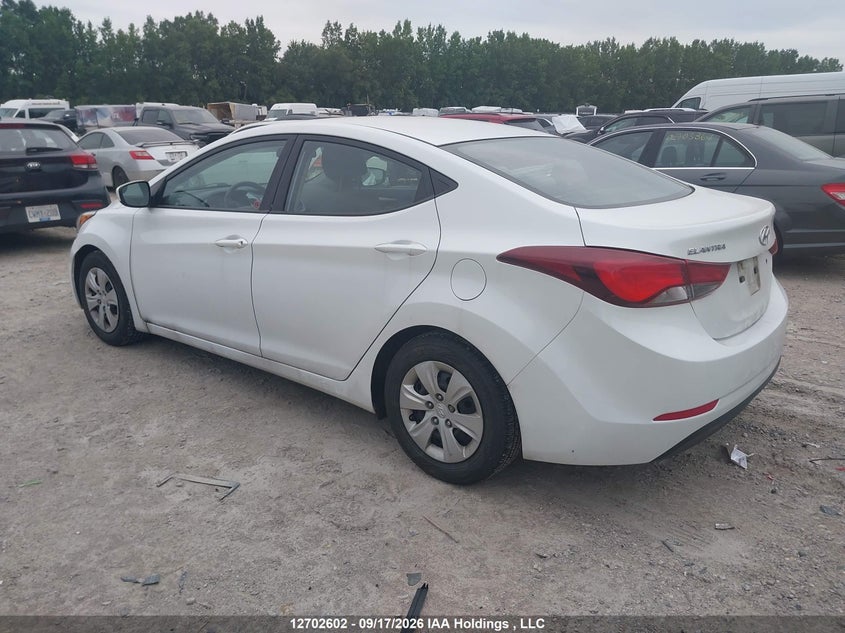 Vin: 5npdh4ae3gh794629, lot: 3108194, hyundai elantra se/sport/limited 20163