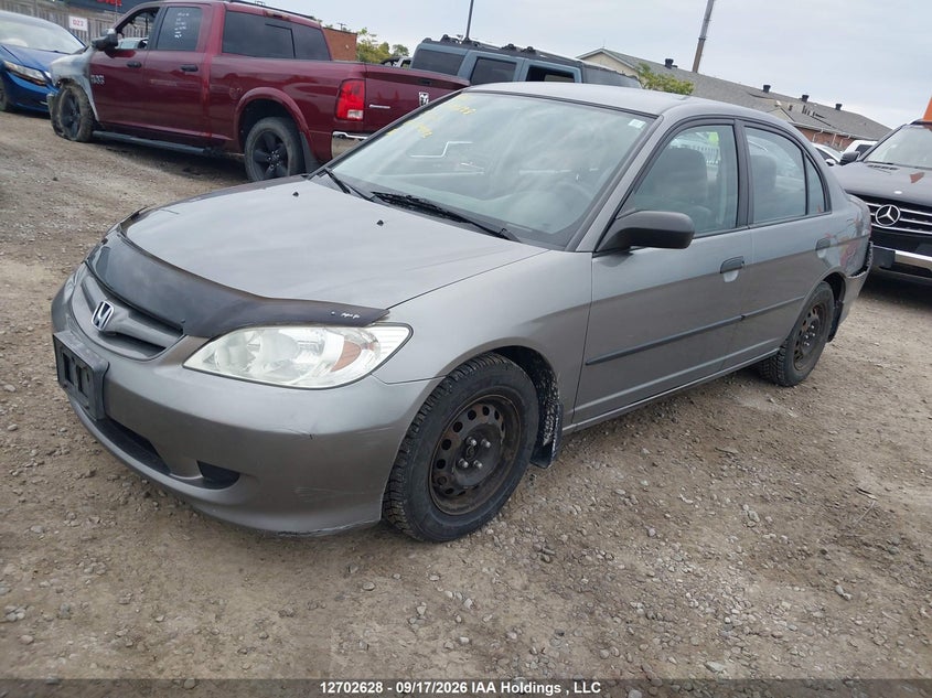 2005 Honda Civic, Удар ззаду, IAAI, VIN 2HGES16365H014092 — фото 2