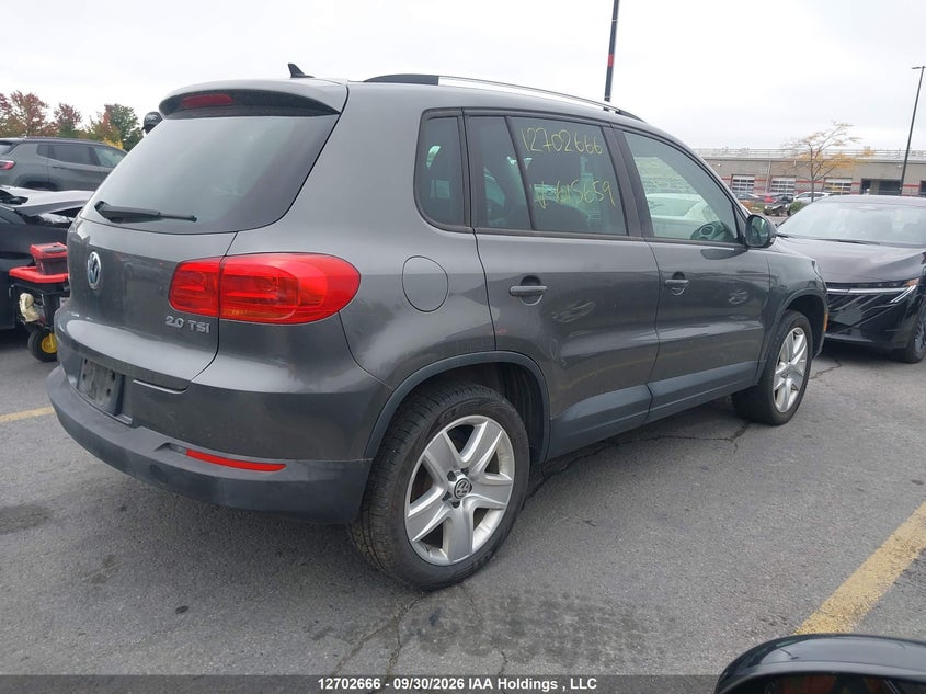 Vin: wvgkv3axxdw615659, lot: 3108258, volkswagen tiguan s 20134