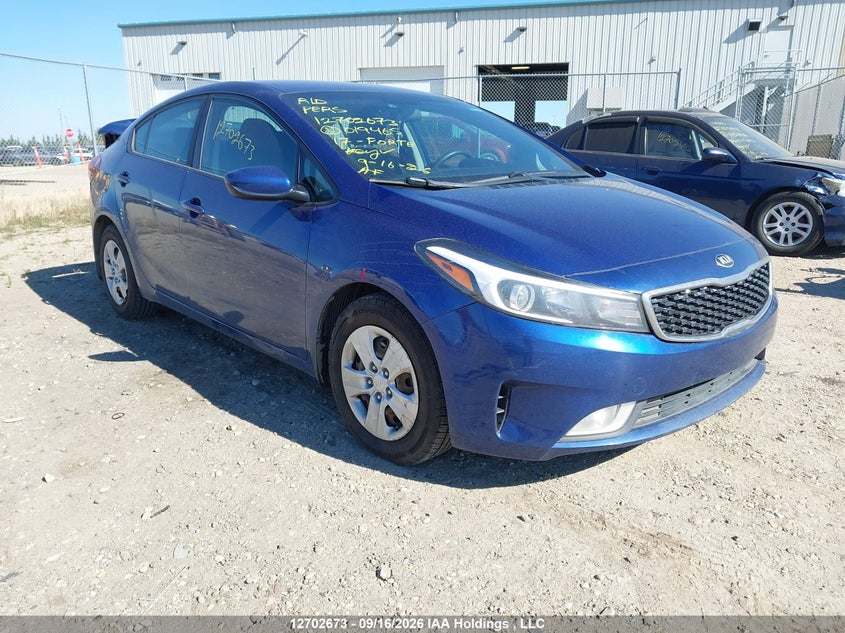 2017 Kia Forte Lx/S, Rear, IAAI, VIN 3KPFL4A76HE019465